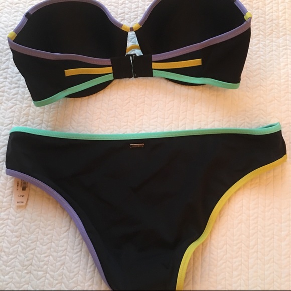 SOLD Victoria’s Secret Black Neon Bikini - Picture 6 of 7